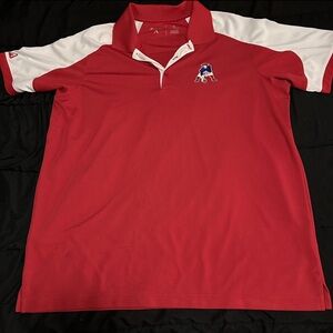 Antigua New England Patriots, vintage, 
patch polo shirt‎